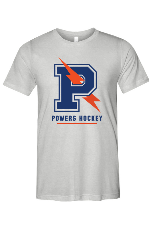 Flint Powers Hockey - Bella + Canvas Triblend Short Sleeve Tee - Style A