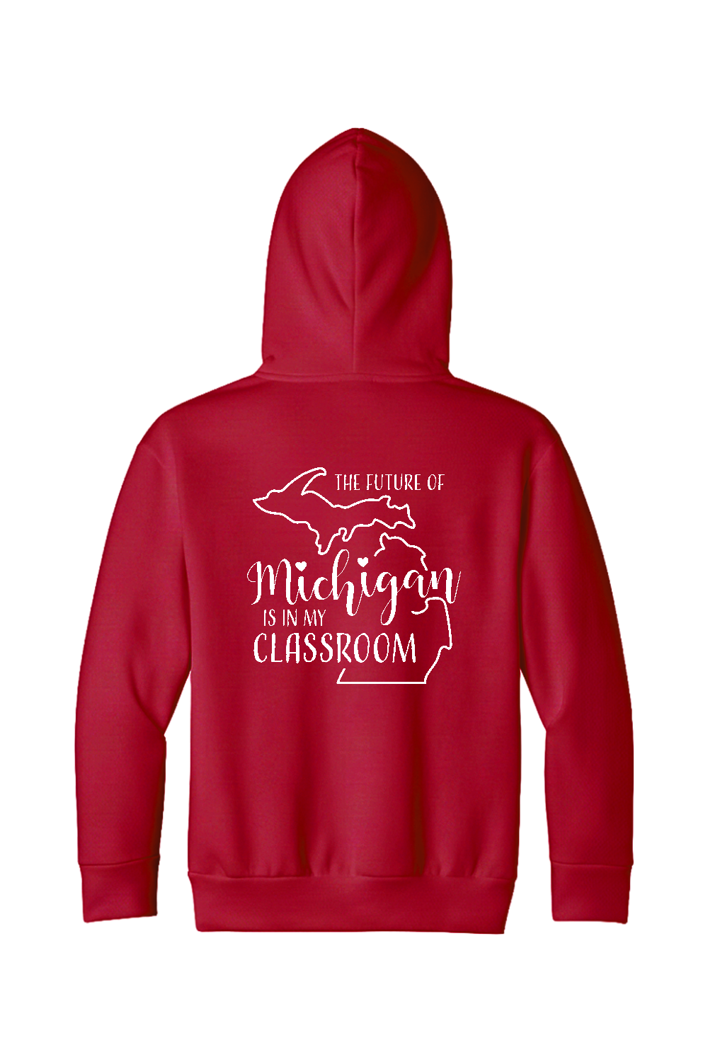 SLEA #RedforEd Port & Company Core Fleece Pullover Hooded Sweatshirt - My Classroom