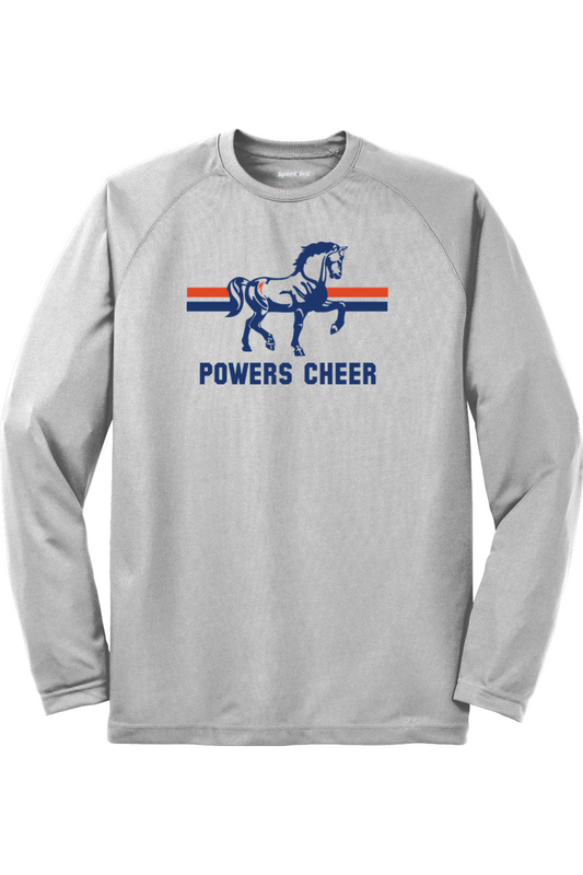 Flint Powers Cheer - Sport-Tek Dry Zone Long Sleeve Raglan T-Shirt - Style G