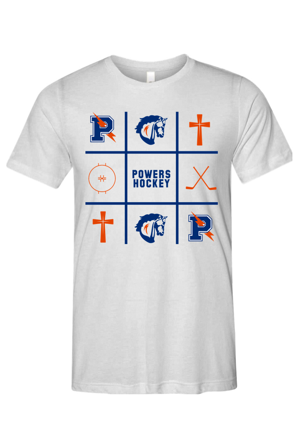 Flint Powers Hockey - Bella + Canvas Triblend Short Sleeve Tee - nested parent