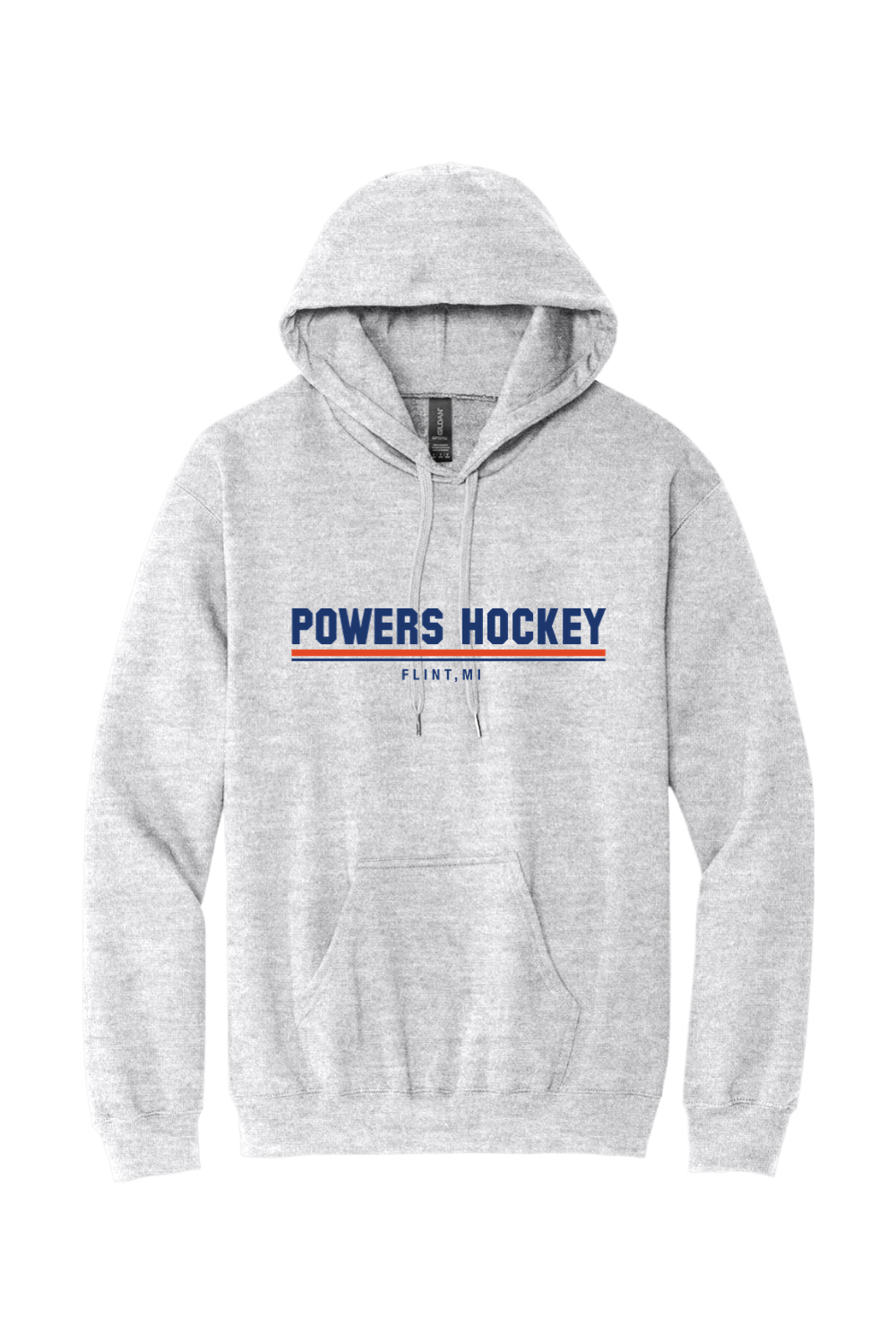 Flint Powers Hockey - Gildan Softstyle Pullover Hooded Sweatshirt - Style O
