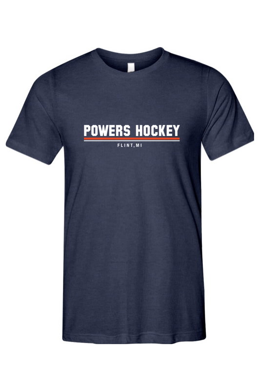 Flint Powers Hockey - Bella + Canvas Triblend Short Sleeve Tee - Style O